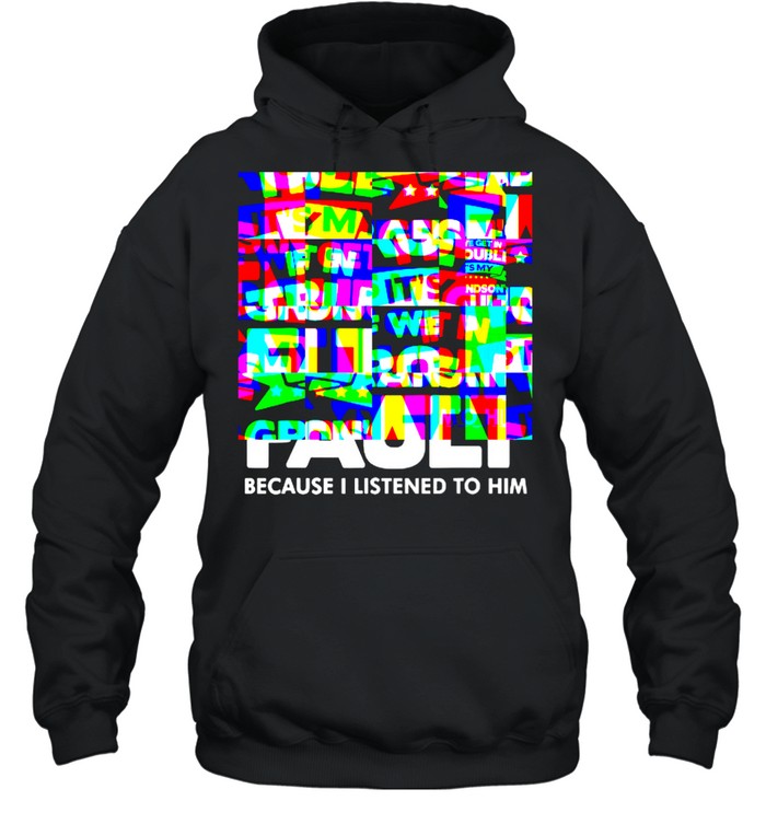 Best if We Get In Trouble It’s My Grandson’s Fault Because I Listened To Him T- Unisex Hoodie