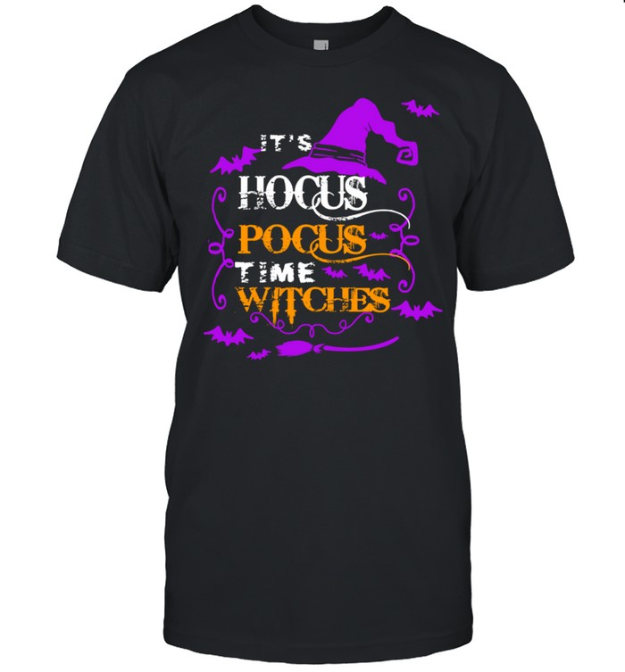 It's Hocus Pocus Time Witches Horror Night Costume shirt