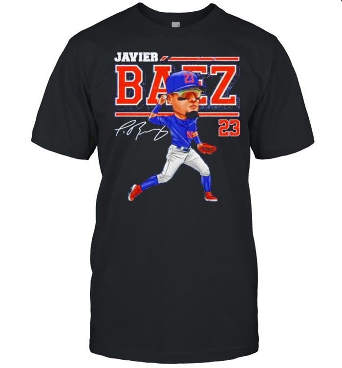 New York Baseball Javier Baez #23 cartoon shirt