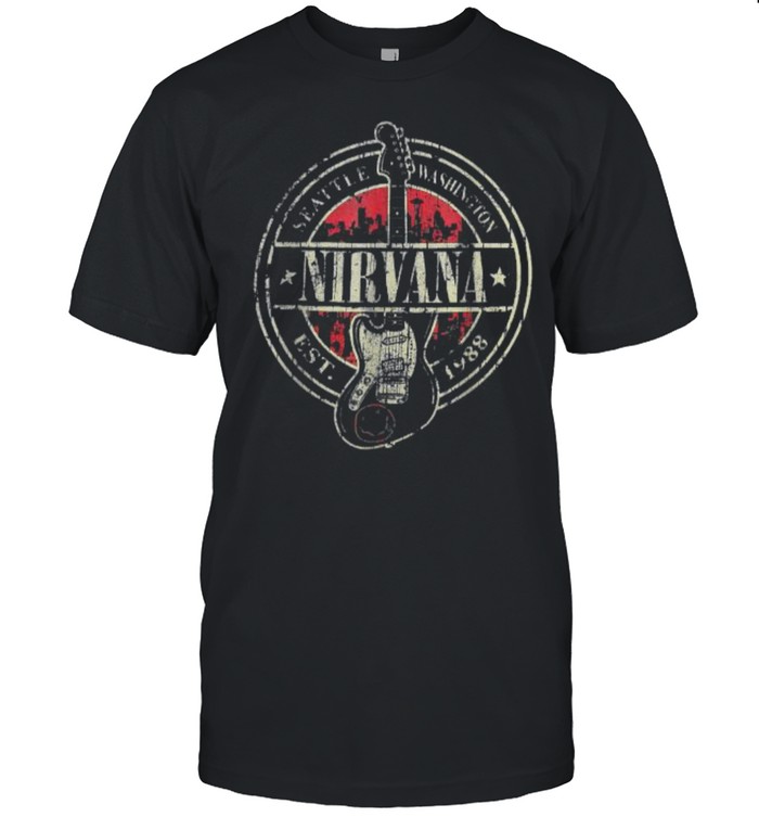 Nirvanas Seattle Washington 1988 Music Legend T-Shirt