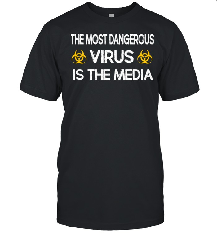 The most dangerous virus is the media shirt Classic Men's T-shirt