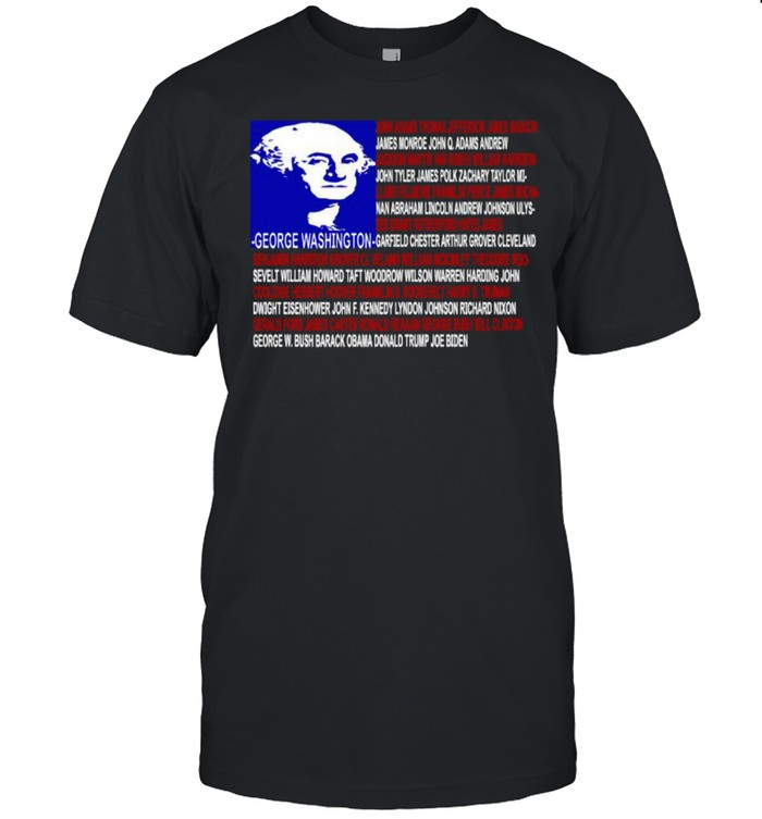 List of Presidents of the United States funny usa flag Premium T- Classic Men's T-shirt