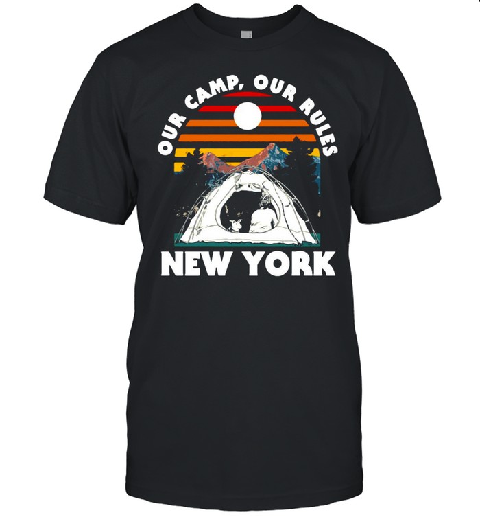 Our Camp Our Rules New York Camping NYC Camper Hiking T-shirt Classic Men's T-shirt