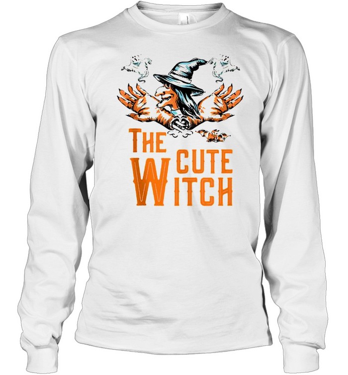 The Cute Witch Family Matching Group Halloween Costume T- Long Sleeved T-shirt