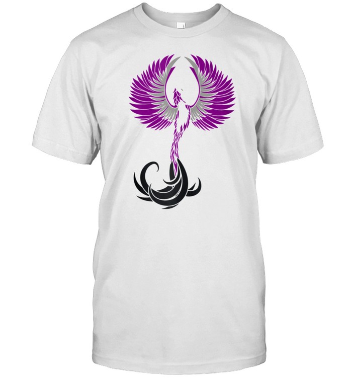 Asexual Phoenix Pride Design Support Asexuality LGBTQ shirt