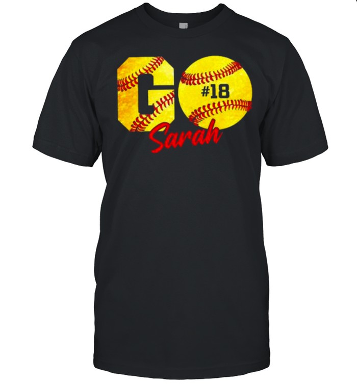 Awesome go sarah softball 18 shirt Classic Men's T-shirt