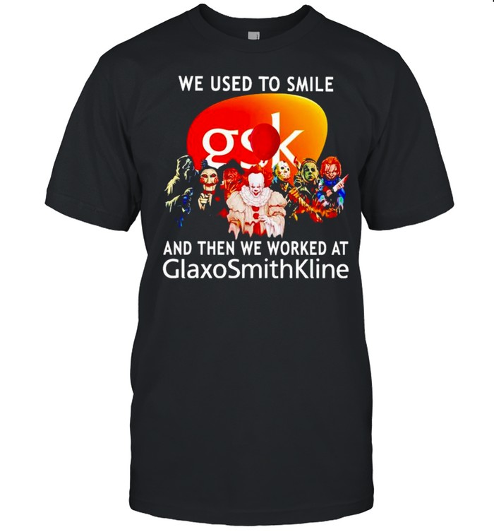 Horror Halloween we used to smile and then we worked at Glaxosmithkline shirt Classic Men's T-shirt