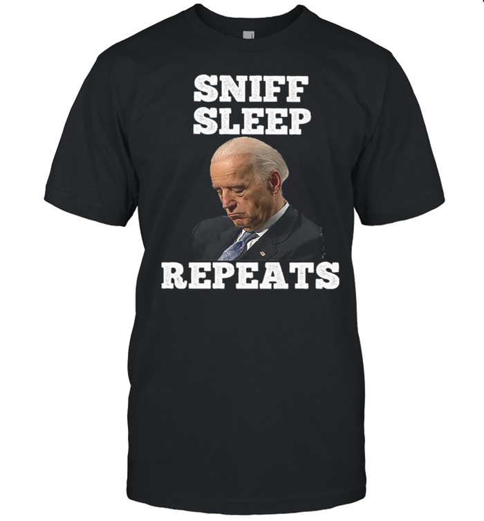 Joe Biden sniff sleep repeat shirt Classic Men's T-shirt
