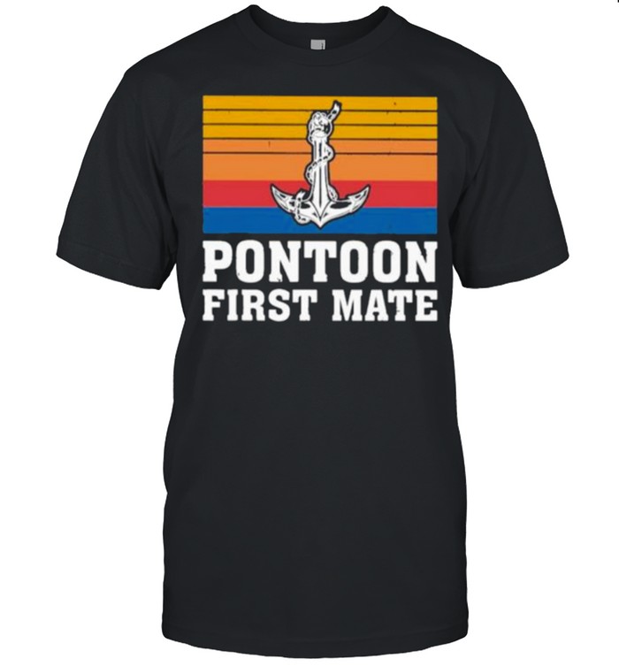 pontoon First Mate Vintage  Classic Men's T-shirt
