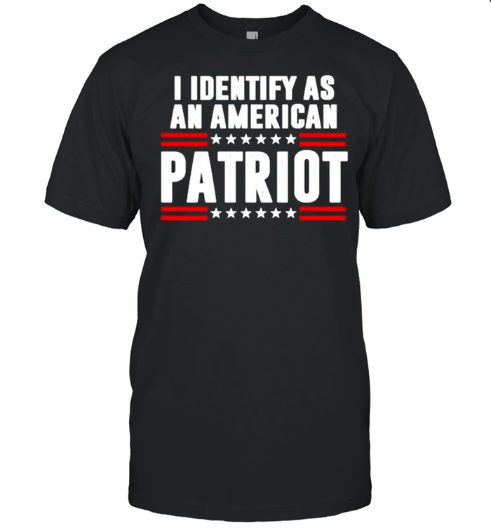 i Identify American Patriot Veteran USA Pride T- Classic Men's T-shirt