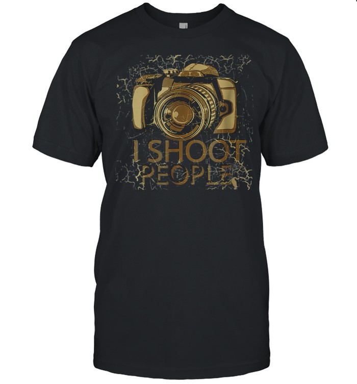 I Shoot People Photographer Photography Camera shirt Classic Men's T-shirt