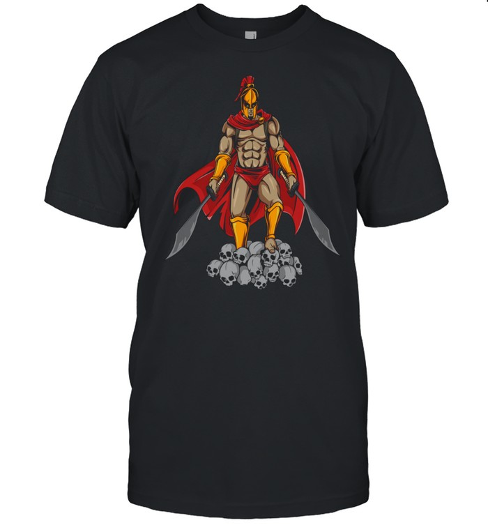 On the skulls of his enemies Spartan shirt Classic Men's T-shirt