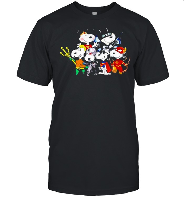 Snoopy captain superhero shirt