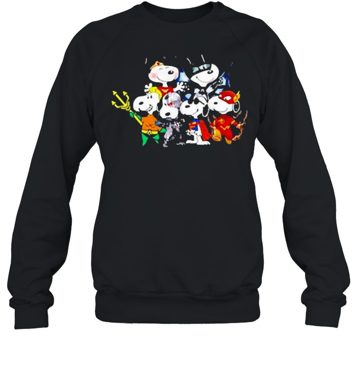 Snoopy captain superhero shirt Unisex Sweatshirt