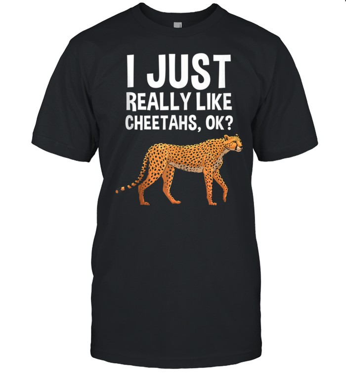 Cheetah Design Girls Leopard Wildlife Safari shirt Classic Men's T-shirt