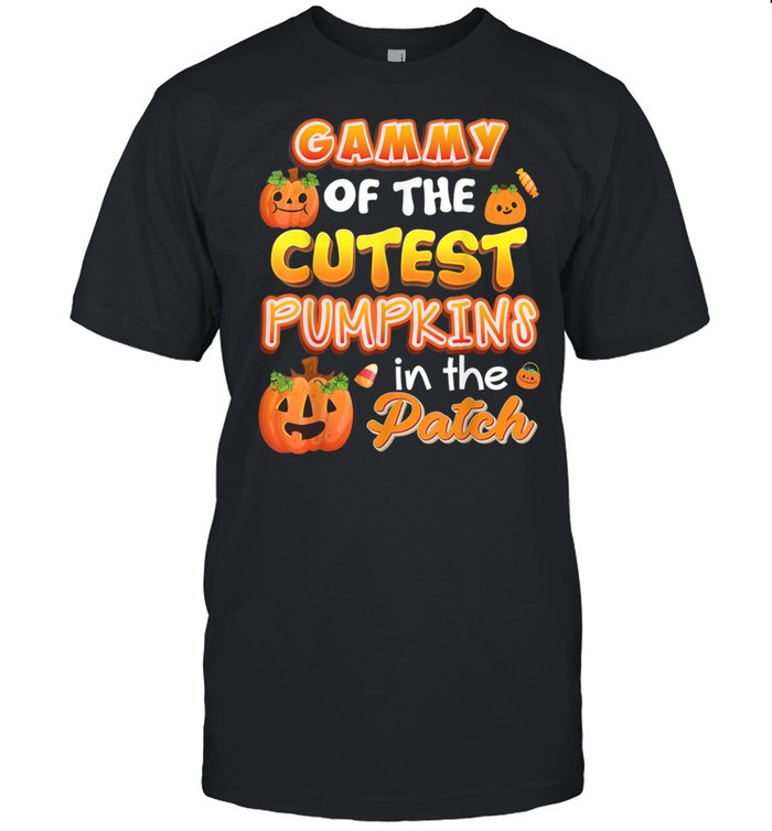 Gammy Of The Cutest Pumpkins In The Patch Halloween Pumpkin shirt