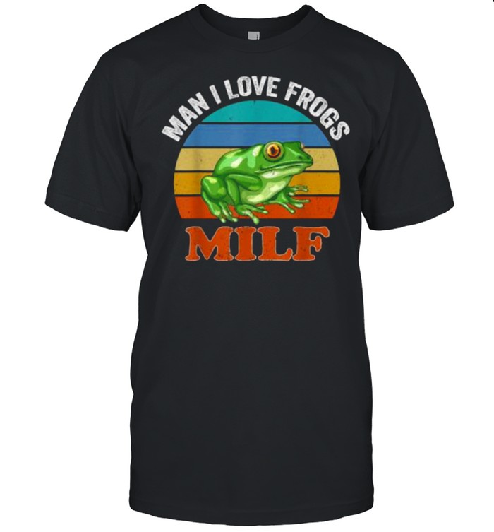 MILF Man I Love Frogs Vintage T- Classic Men's T-shirt