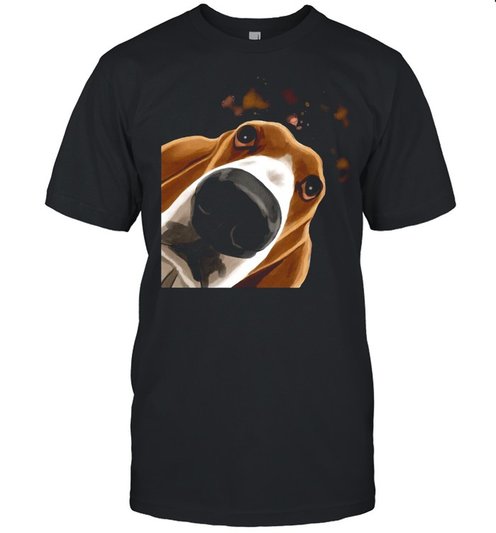 Neugierig Hound Basset Hound T-shirt