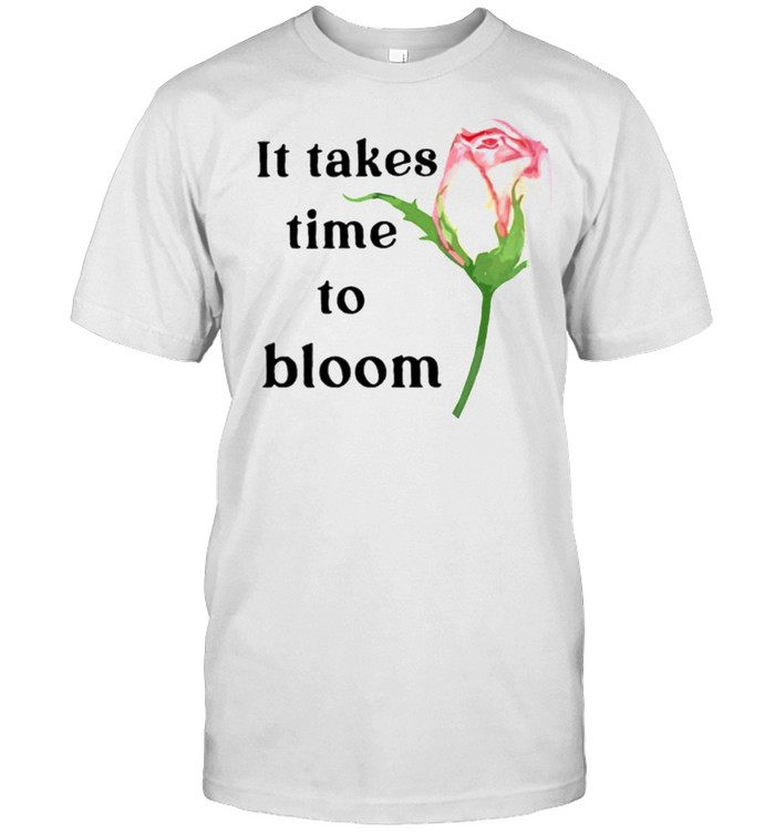 Rose it takes time to bloom shirt Classic Men's T-shirt