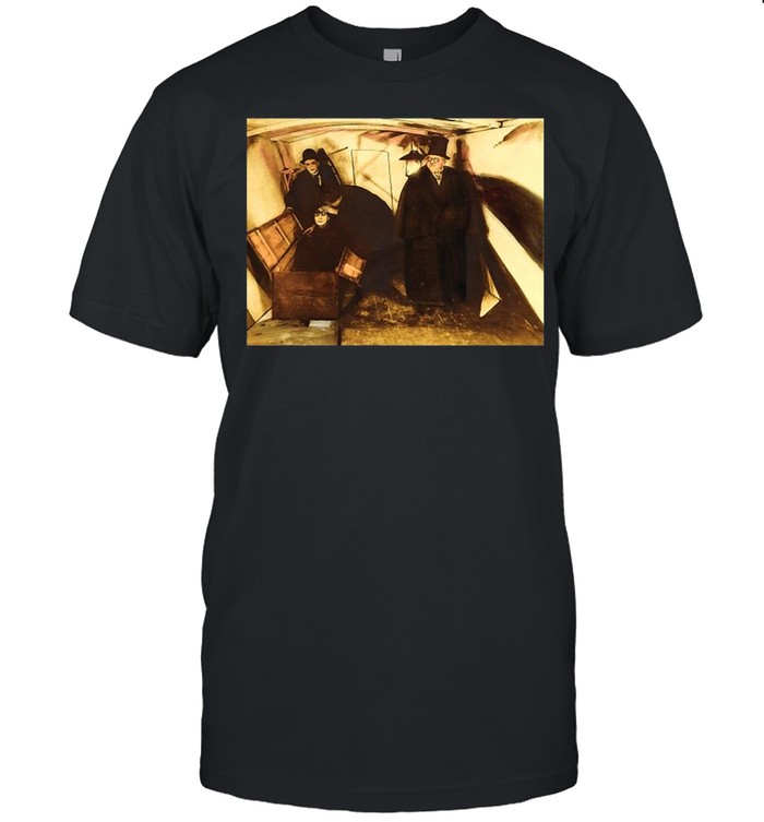 Scene From The Cabinet Of Dr. Caligari Horror Movie Vintage T-shirt
