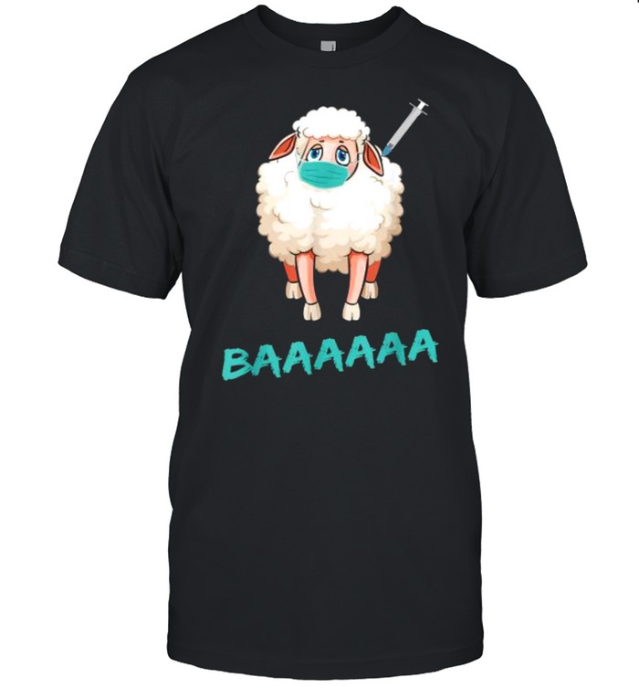 Sheep Or Sheeple Anti Vaccine & Mask Sheep Wearing Face Mask T- Classic Men's T-shirt