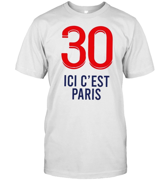 30 Lionel Messi Ici C’est Paris shirt