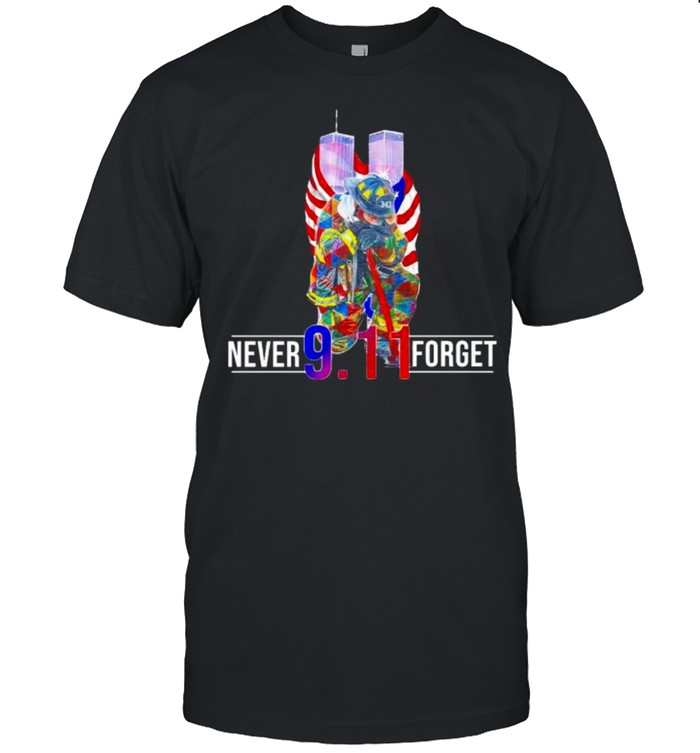 September 11th Never Forget firefighter shirt Classic Men's T-shirt