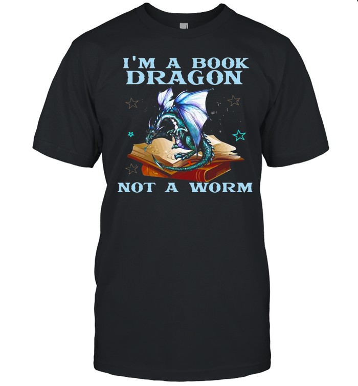Dragons Lovers I’m A Book Dragon Not A Worm T-shirt Classic Men's T-shirt