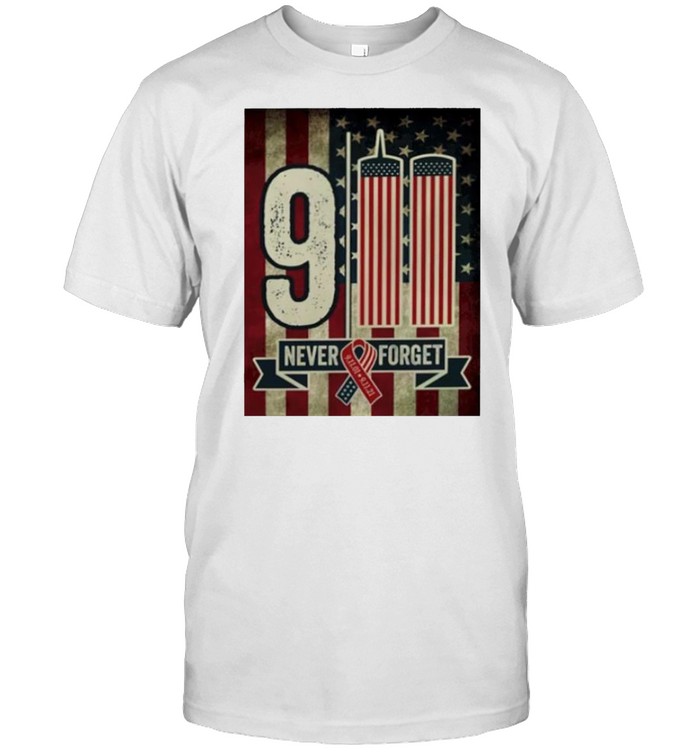 9 11 never forget 20th Anniversary decorative shirt