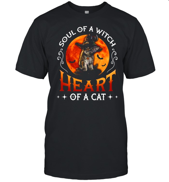 Soul of a witch heart of a cat shirt