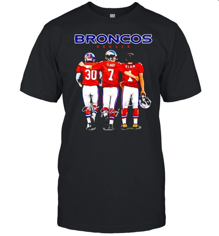 Denver Broncos best players Phillip Lindsay and Elway and Elam shirt Classic Men's T-shirt