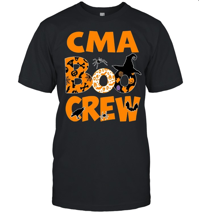 Halloween Nurse CMA Boo Crew Witch T-shirt Classic Men's T-shirt