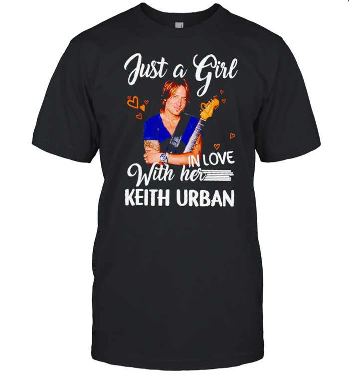 Just a girl in love with her Keith Urban shirt Classic Men's T-shirt