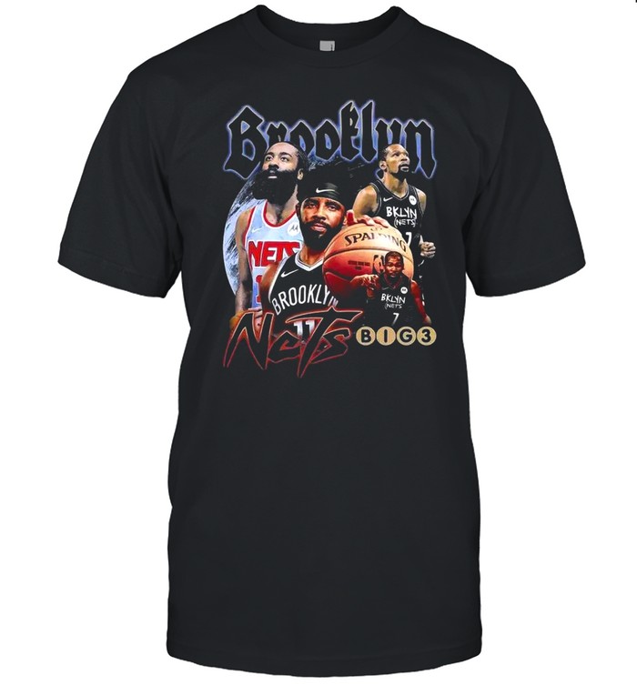 Brooklyn Nets Big 3  Classic Men's T-shirt