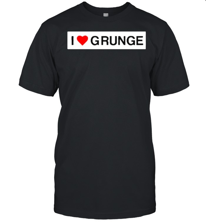 I Love Grunge T- Classic Men's T-shirt