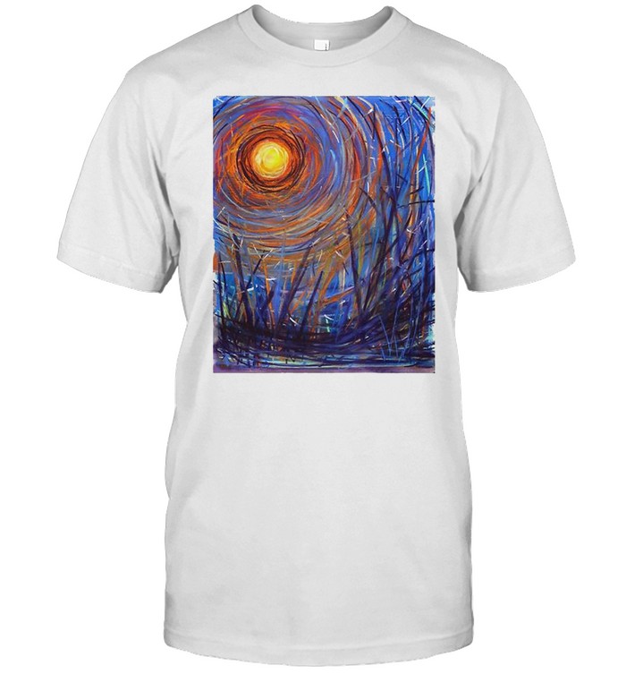Midnight sun graphic shirt