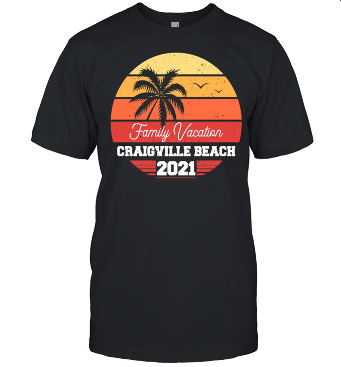 Craigville Beach Family Vacation 2021 Retro Group Matching shirt Classic Men's T-shirt