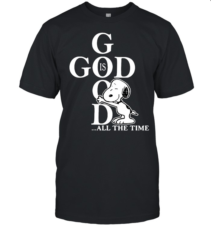 Snoopy God Is Good All The Time T-shirt Classic Men's T-shirt