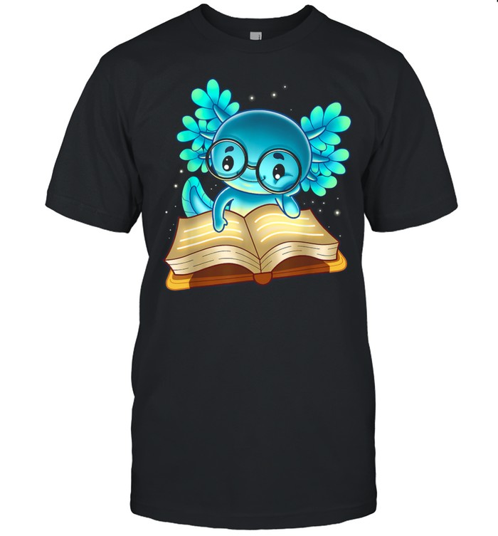 Axolotl Read Book Ambystoma Mexicanum Mexican Walking Fish shirt Classic Men's T-shirt