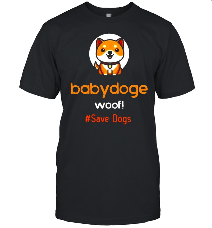Baby Doge Woof #Save Dogs T-shirt Classic Men's T-shirt