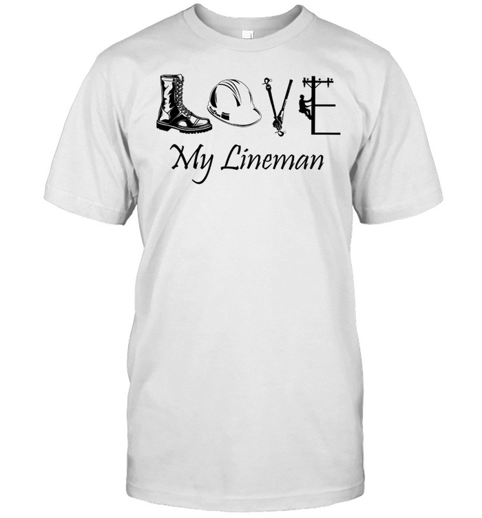 Love my lineman shirt Classic Men's T-shirt