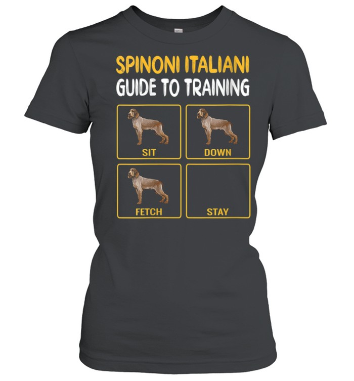 Spinoni Italiani Guide To Training Dog Obedience shirt Classic Women's T-shirt