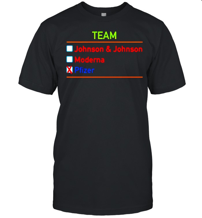 Team John and John Moderna Pfizer shirt