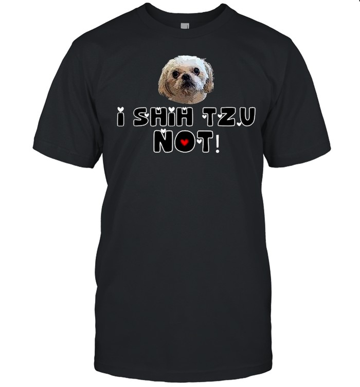 I Shih Tzu Not Dog Heart T- Classic Men's T-shirt