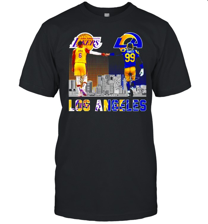 Los Angeles James and Donald signature shirt