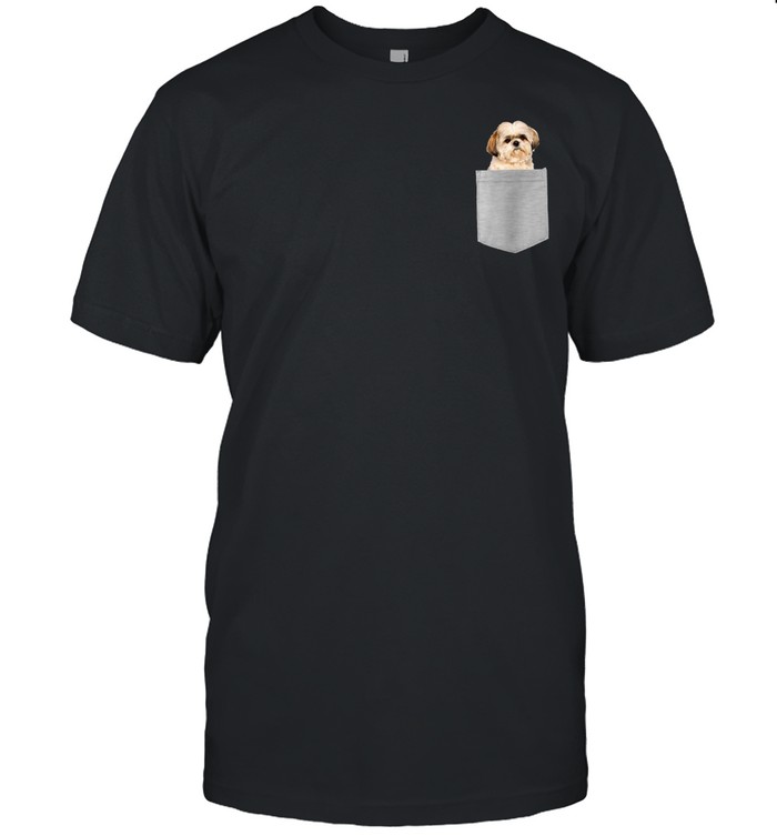 Dog in Your Pocket Shih Tzu shirt Classic Men's T-shirt