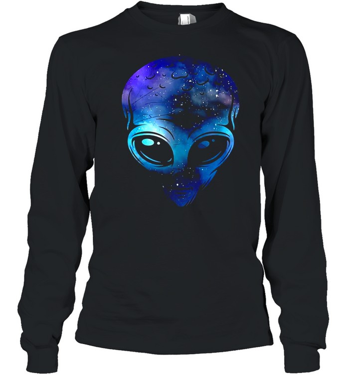 Alien Extraterrestrial Ufo Outer Space T-shirt Long Sleeved T-shirt