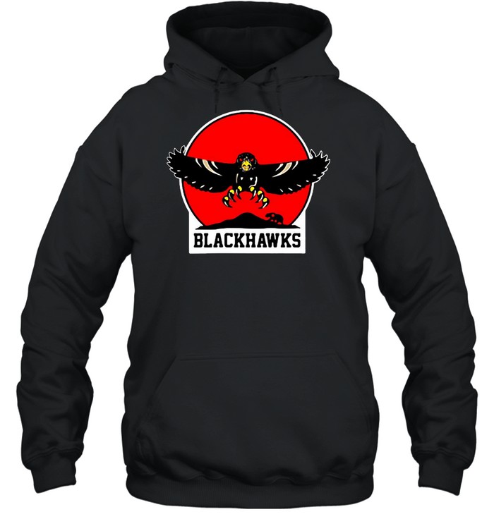Blackhawks Tribe Black Hawk T-shirt Unisex Hoodie