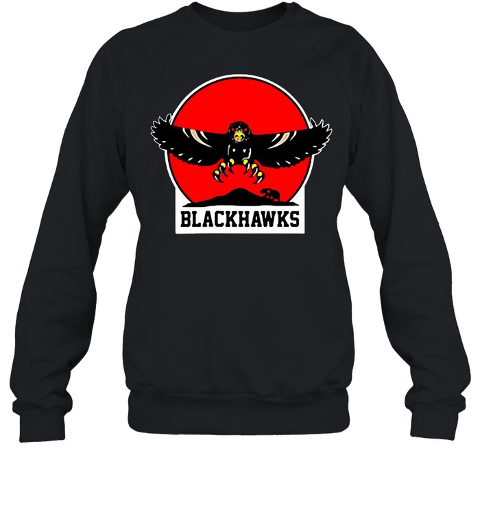 Blackhawks Tribe Black Hawk T-shirt Unisex Sweatshirt