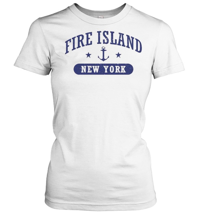 Cafepress Fire Island New York shirt Classic Women's T-shirt